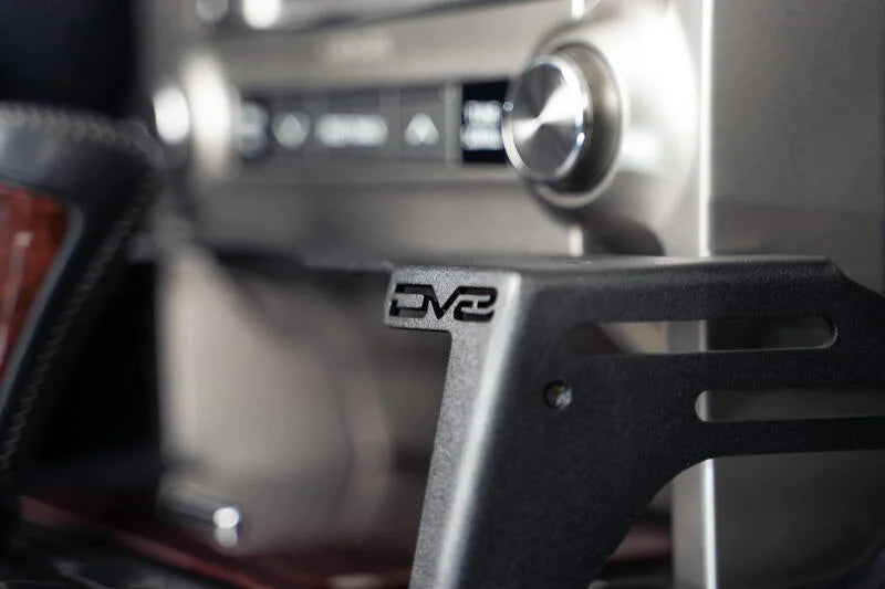 DV8 Offroad 2010 Lexus GX 460 Center Console Molle Panels & Digital Device Bridge - Back View