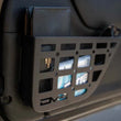 Load image into Gallery viewer, DV8 Offroad 2011-2018 Jeep Wrangler JK Slim Front Door Molle Pockets - Back View