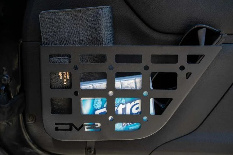 DV8 Offroad 2011-2018 Jeep Wrangler JK Slim Front Door Molle Pockets - Additional View 10
