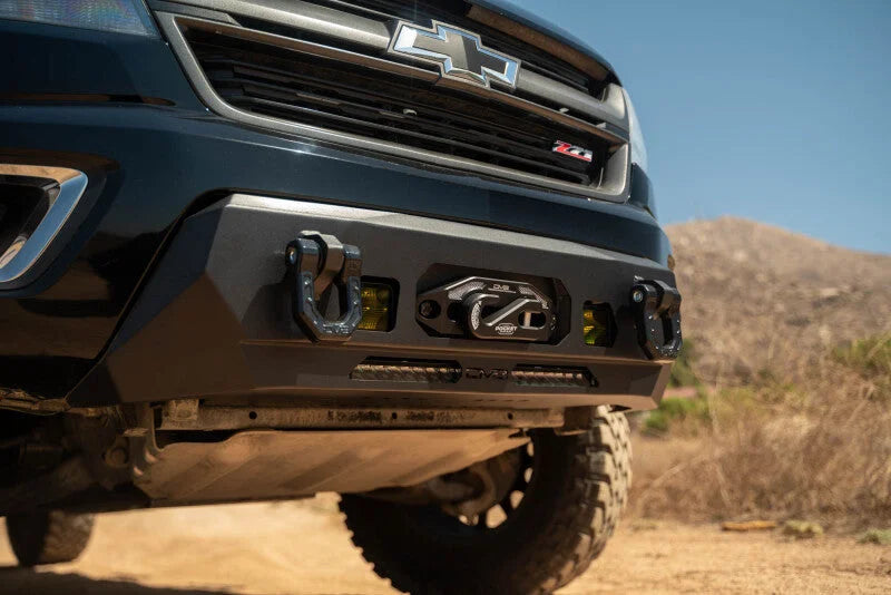 DV8 Offroad 2015-2020 Chevy Colorado DV8 Offroad Centric Front Bumper - Installation View