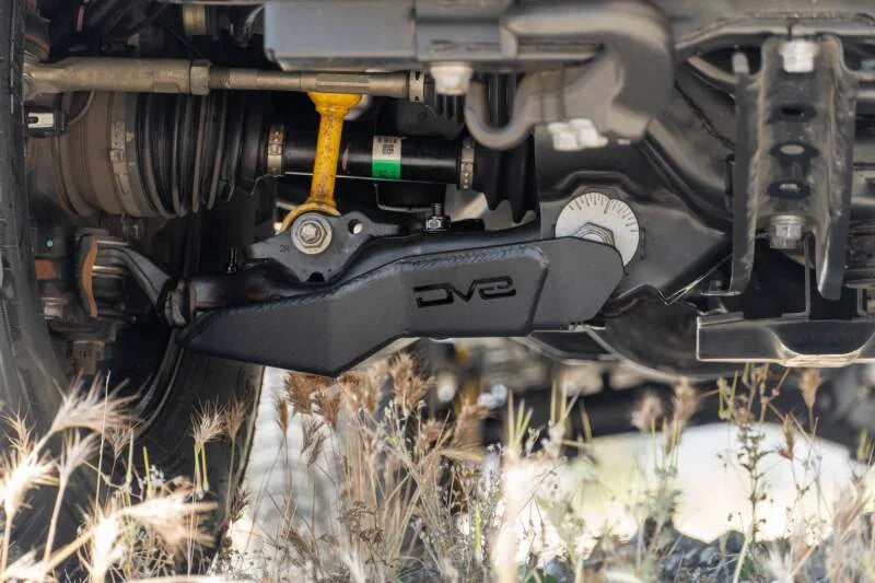 DV8 Offroad 2016+ Toyota Tacoma A-Arm Skid Plate - Side View