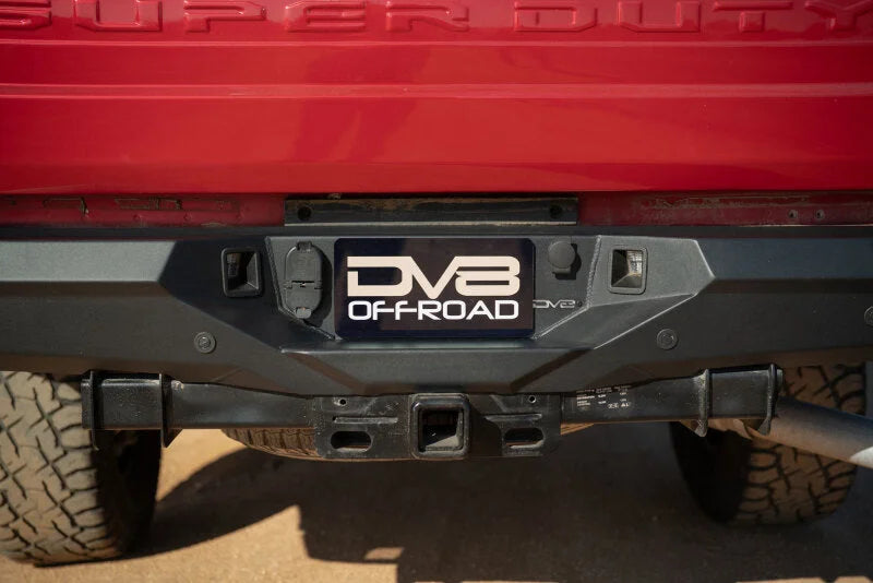 DV8 Offroad 2017-2025 Ford Super Duty Spec Series Rear Bumper - Side View