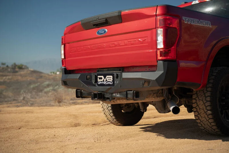 DV8 Offroad 2017-2025 Ford Super Duty Spec Series Rear Bumper - Installation View