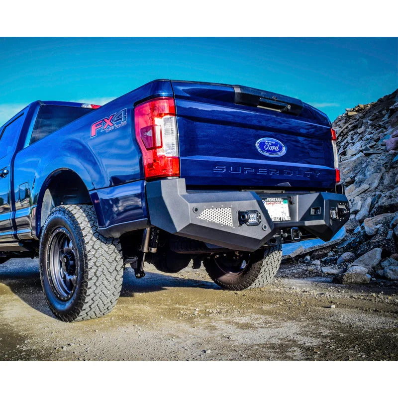 DV8 Offroad 2017+ Ford F-250/350/450 Rear Bumper - Back View