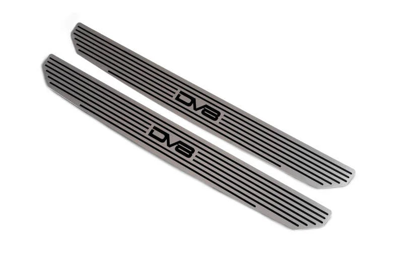 DV8 Offroad 2018-2019 Jeep Gladiator JL 2 Door Front Sill Plates - Back View
