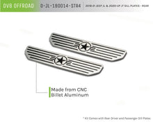 Load image into Gallery viewer, DV8 Offroad 2018-2019 Jeep Gladiator JL Rear Sill Plates - Installation View