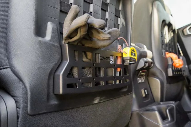 DV8 Offroad 2018-2025 Jeep Wrangler JL JLU Gladiator JT DV8 Offroad Seat Back Molle Pockets - Additional View 16