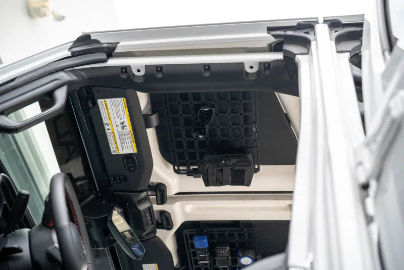 DV8 Offroad 2018-2025 Jeep Wrangler JL Roof Mount for 15In x 12In Molle Panel - Additional View 5
