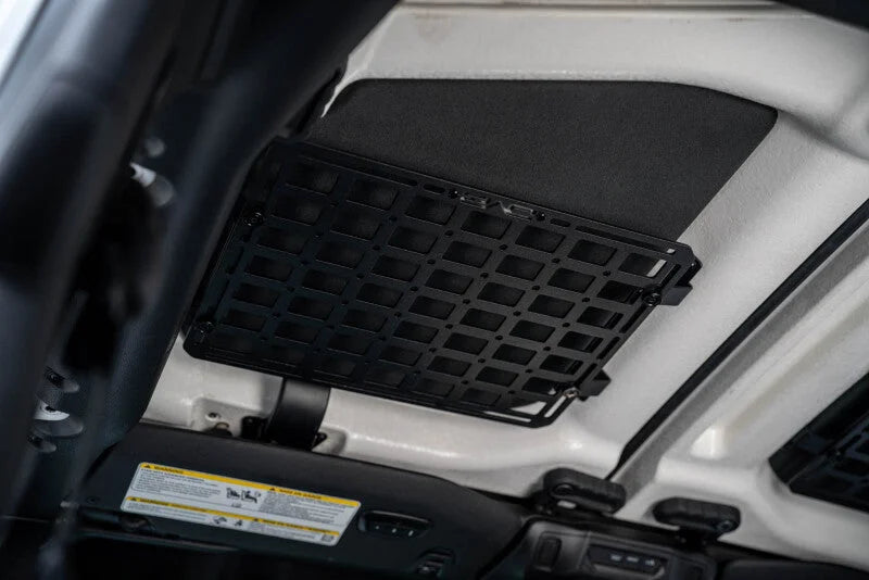 DV8 Offroad 2018-2025 Jeep Wrangler JL Roof Mount for 15In x 12In Molle Panel - Additional View 6