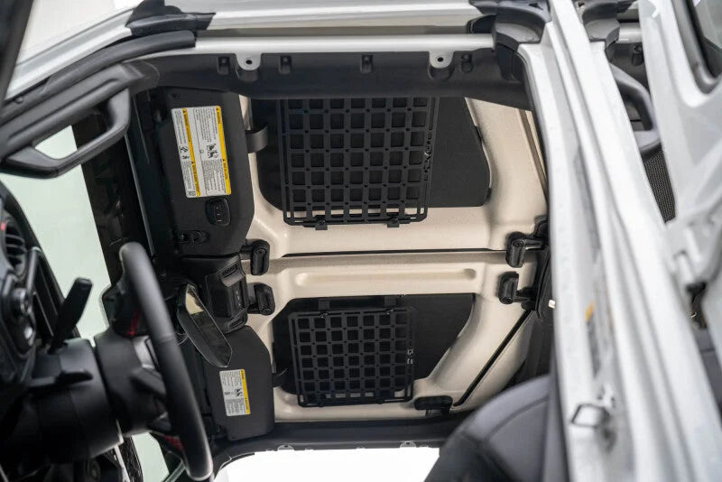 DV8 Offroad 2018-2025 Jeep Wrangler JL Roof Mount for 15In x 12In Molle Panel - Additional View 9