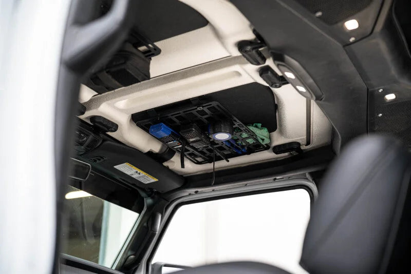 DV8 Offroad 2018-2025 Jeep Wrangler JL Roof Mount for 15In x 12In Molle Panel - Additional View 10
