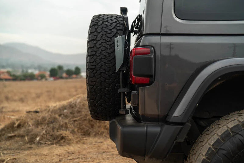 DV8 Offroad 2018-2025 Jeep Wrangler JL Tailgate Reinforcement Molle Panel - Back View