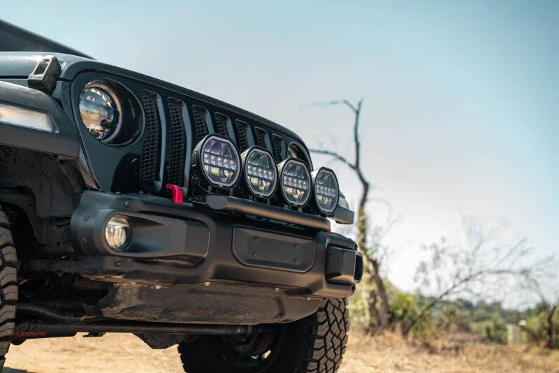 DV8 Offroad 2018-2025 Wrangler JL Push Bar for Mopar Rubicon Steel Bumper - Additional View 5
