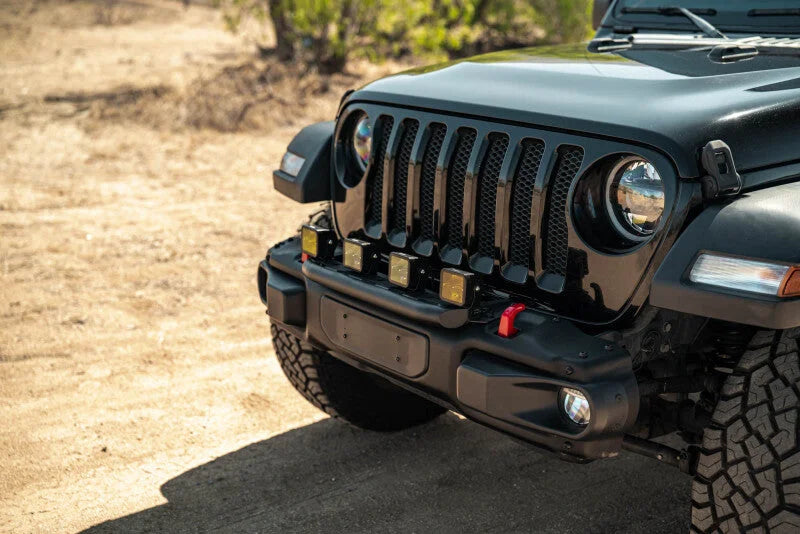 DV8 Offroad 2018-2025 Wrangler JL Push Bar for Mopar Rubicon Steel Bumper - Additional View 6