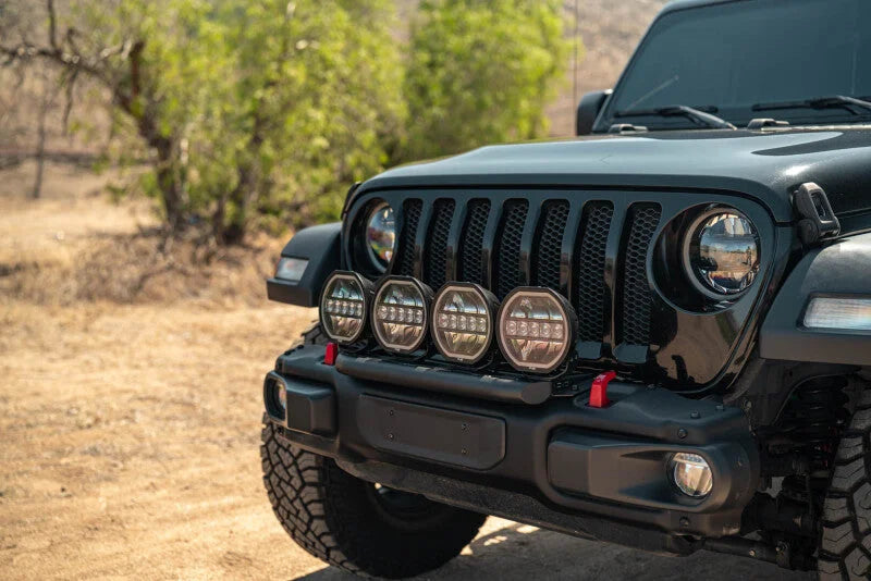 DV8 Offroad 2018-2025 Wrangler JL Push Bar for Mopar Rubicon Steel Bumper - Additional View 10