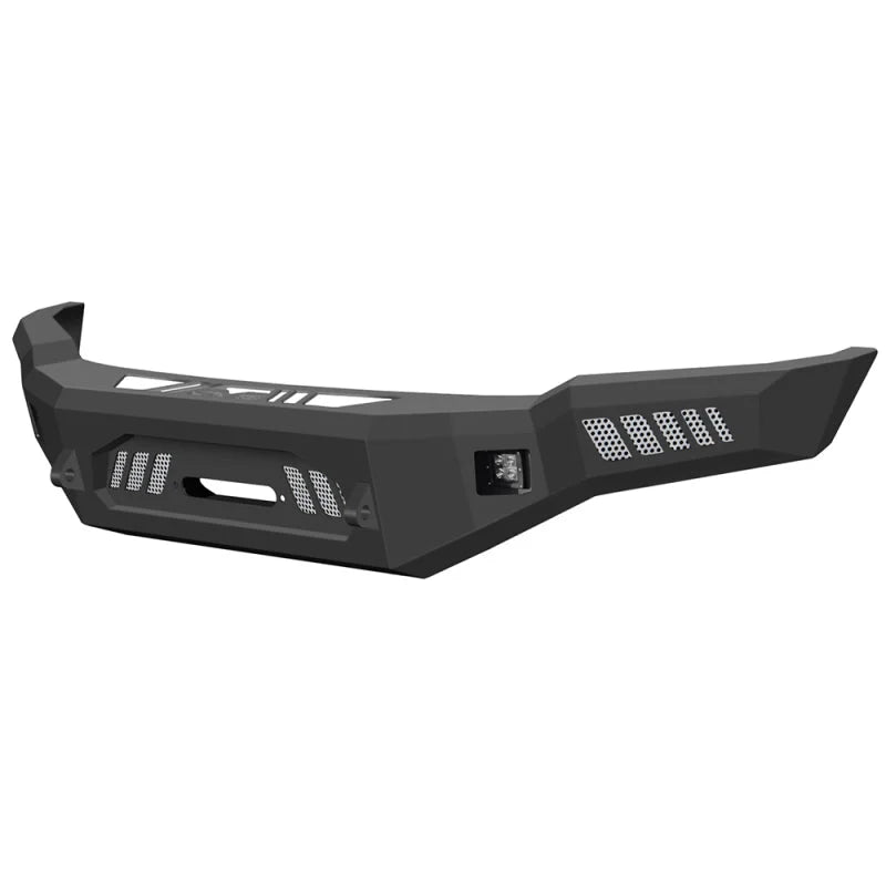 DV8 Offroad 2018+ Ford F-150 Front Bumper w/ Light Holes - Side View