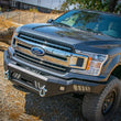 Load image into Gallery viewer, DV8 Offroad 2018+ Ford F-150 Front Bumper w/ Light Holes - Installation View