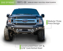 Load image into Gallery viewer, DV8 Offroad 2018+ Ford F-150 Front Bumper w/ Light Holes - Additional View 9