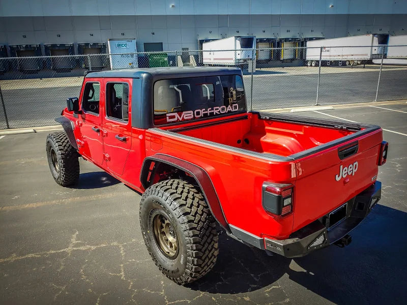 DV8 Offroad 2018+ Jeep Gladiator Rear Bumper - Side View
