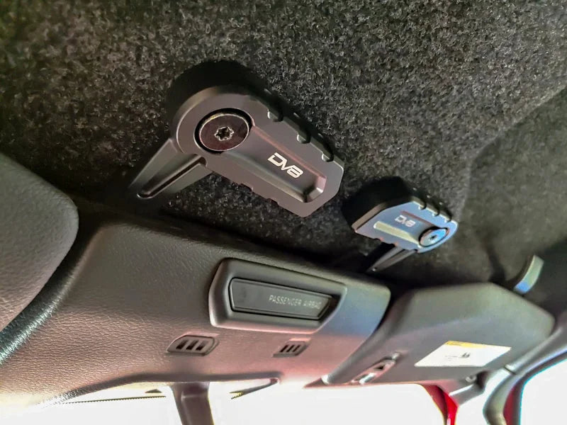 DV8 Offroad 2018+ Jeep JL Billet T-Handles for Hardtop - Installation View