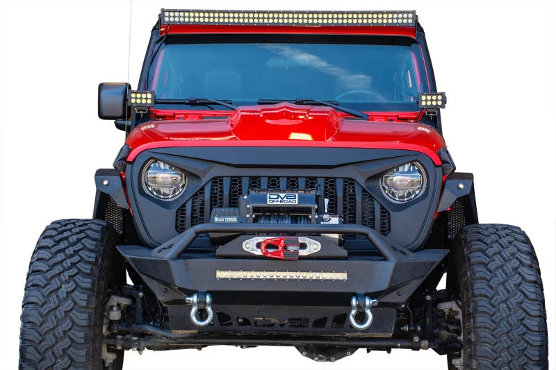 DV8 Offroad 2018+ Jeep JL/ Gladiator Angry Grill - Main Product View