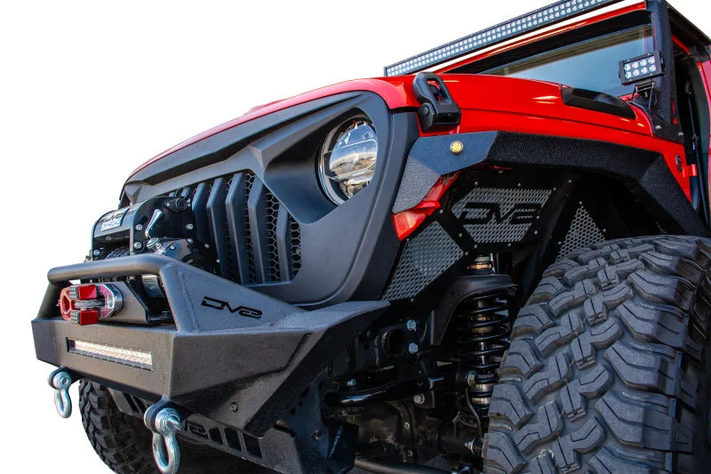 DV8 Offroad 2018+ Jeep JL/ Gladiator Angry Grill - Side View