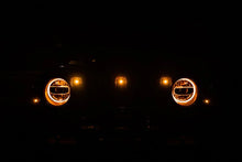 Load image into Gallery viewer, DV8 Offroad 2018+ Jeep JL Grill Amber Marker Lights - Main Product View