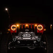 Load image into Gallery viewer, DV8 Offroad 2018+ Jeep JL Grill Amber Marker Lights - Detail View