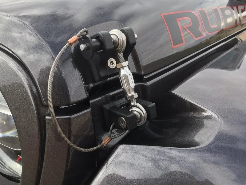 DV8 Offroad 2018+ Jeep JL Hood Hold Downs - Detail View