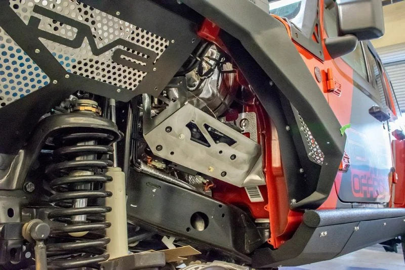 DV8 Offroad 2018+ Jeep JL / JT Engine Bay Compressor Mount - Additional View 5