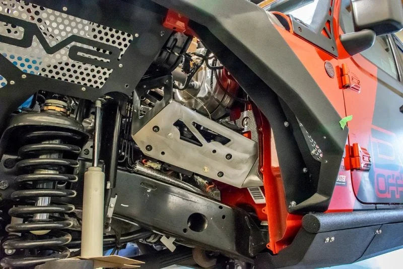 DV8 Offroad 2018+ Jeep JL / JT Engine Bay Compressor Mount - Additional View 7