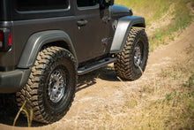 Load image into Gallery viewer, DV8 Offroad 2018+ Jeep Wrangler JL 2-Door Bolt-On OE Plus Side Steps - Side View