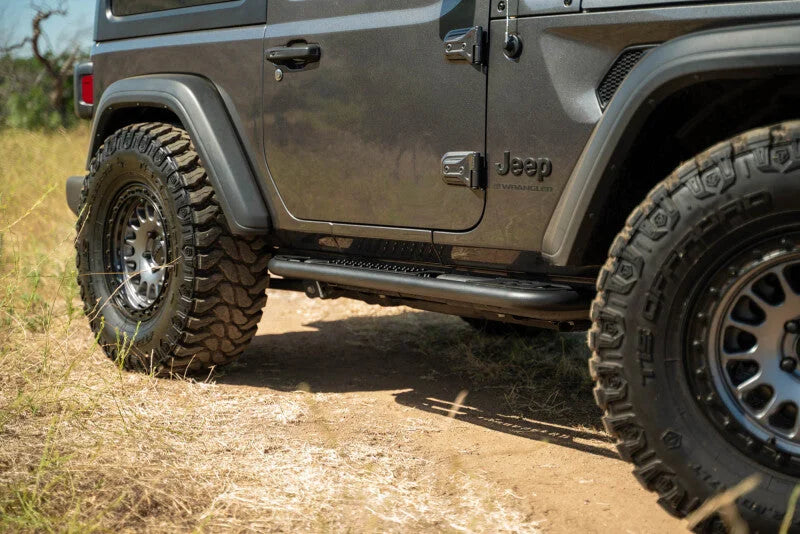 DV8 Offroad 2018+ Jeep Wrangler JL 2-Door Bolt-On OE Plus Side Steps - Additional View 14