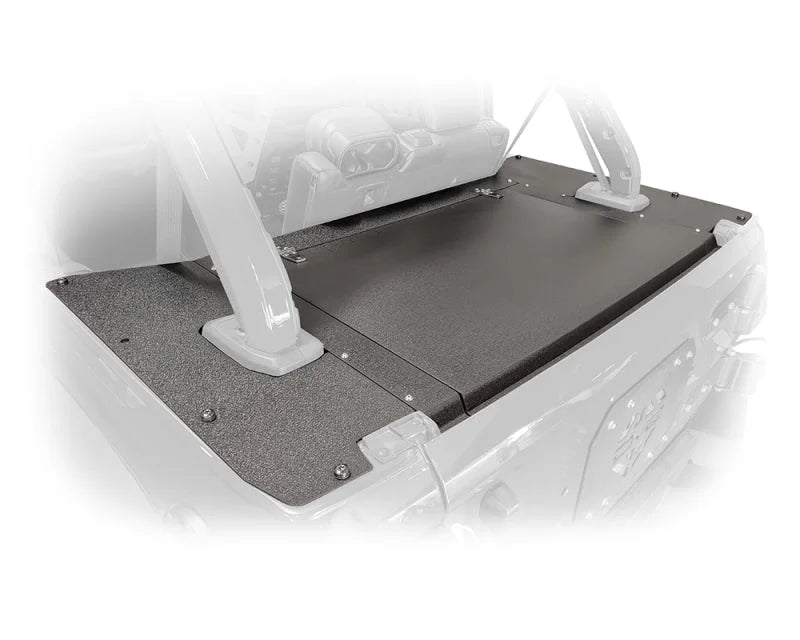 DV8 Offroad 2018+ Jeep Wrangler JL 4 Door Rear Storage Cover - Main Product View