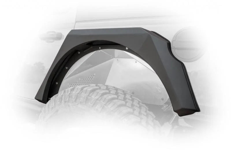 DV8 Offroad 2018+ Jeep Wrangler JL Armor Fenders w/ LED Turn Signal Lights - Main Product View