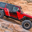 Load image into Gallery viewer, DV8 Offroad 2018+ Jeep Wrangler JL Armor Fenders w/ LED Turn Signal Lights - Back View