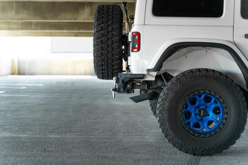 DV8 Offroad 2018 Jeep Wrangler JL FS-15 Series Rear Bumper - Side View