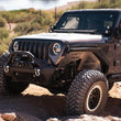 Load image into Gallery viewer, DV8 Offroad 2018+ Jeep Wrangler JL Front Inner Fenders - Black - Back View