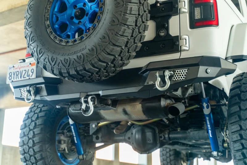 DV8 Offroad 2018 Jeep Wrangler JL MTO Series Rear Bumper w/ Optional Tire Carrier - Main Product View