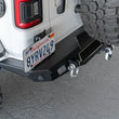 Load image into Gallery viewer, DV8 Offroad 2018 Jeep Wrangler JL MTO Series Rear Bumper w/ Optional Tire Carrier - Back View