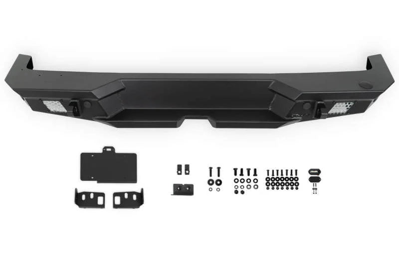 DV8 Offroad 2018 Jeep Wrangler JL MTO Series Rear Bumper w/ Optional Tire Carrier - Additional View 10
