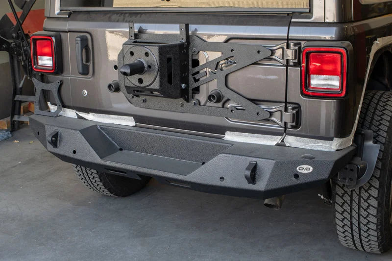 DV8 Offroad 2018+ Jeep Wrangler JL Tailgate Mounted Tire Carrier - Detail View