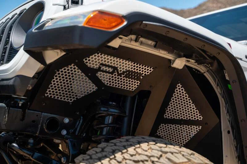 DV8 Offroad 2018+ Jeep Wrangler JL/Gladiator JT Front Inner Fenders - Back View