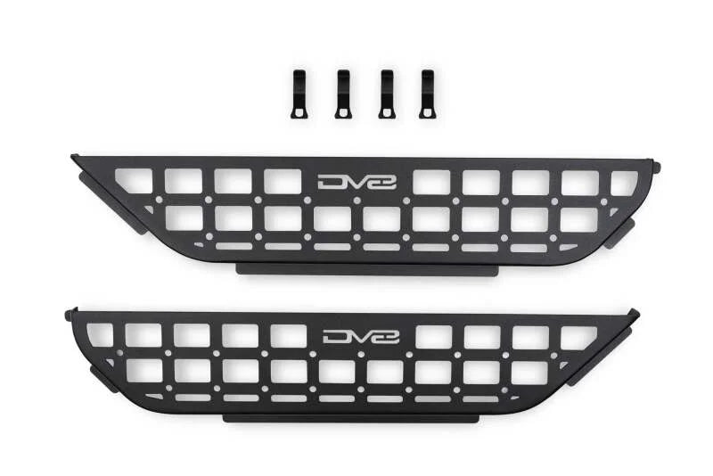 DV8 Offroad 2018+ Jeep Wrangler JL/Gladiator JT Slim Front Door Molle Pockets - Side View
