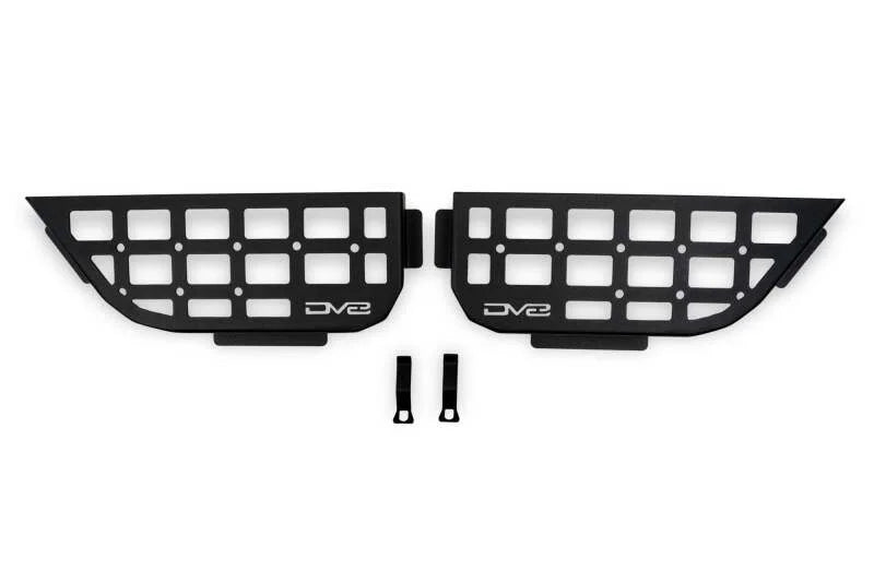 DV8 Offroad 2018+ Jeep Wrangler JL/Gladiator JT Slim Rear Door Molle Pockets - Back View