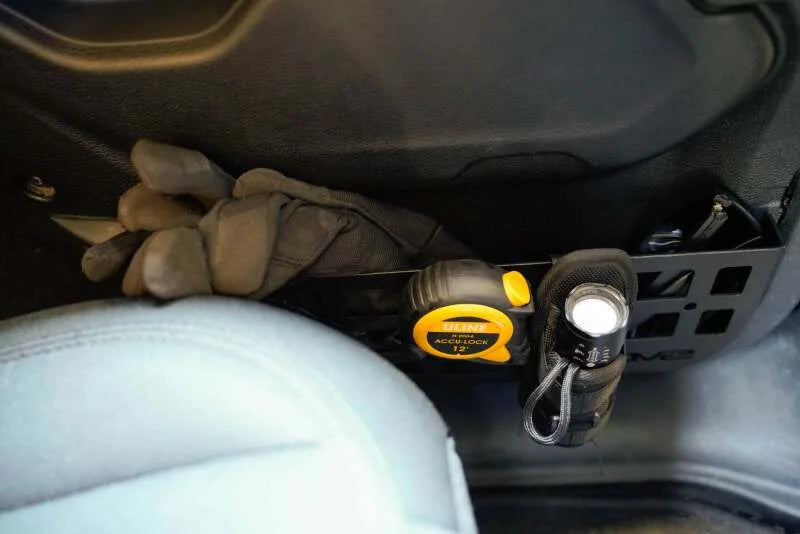 DV8 Offroad 2018+ Jeep Wrangler JL/Gladiator JT Slim Rear Door Molle Pockets - Installation View