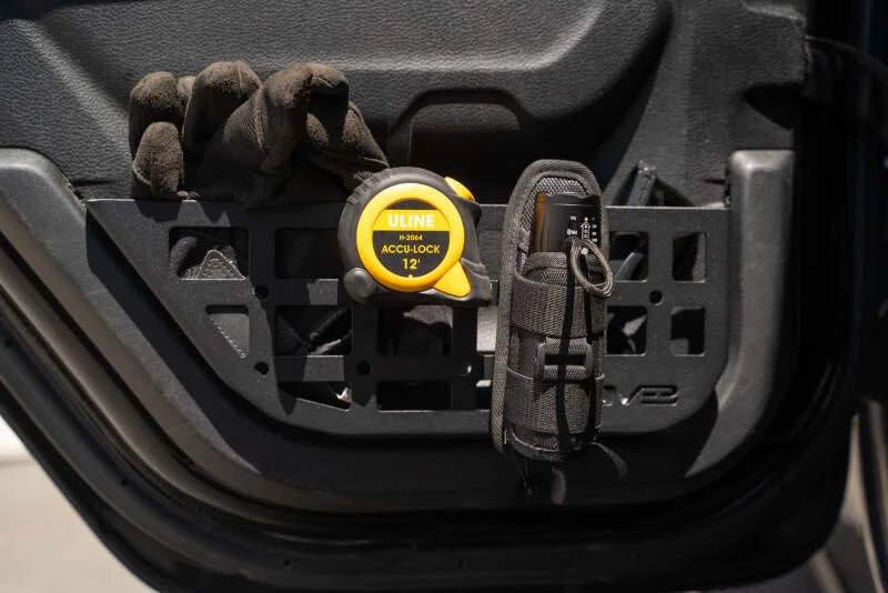 DV8 Offroad 2018+ Jeep Wrangler JL/Gladiator JT Slim Rear Door Molle Pockets - Additional View 8