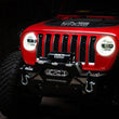 Load image into Gallery viewer, DV8 Offroad 2018+ Jeep Wrangler JL/Gladiator LED Projector Headlights - Back View