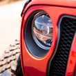 Load image into Gallery viewer, DV8 Offroad 2018+ Jeep Wrangler JL/Gladiator LED Projector Headlights - Installation View