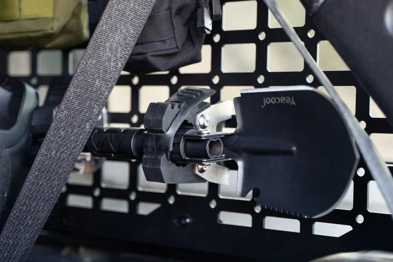 DV8 Offroad 2018+ Jeep Wrangler Rear Window Molle Panels - Installation View